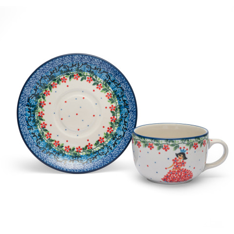 Filiżanka ze spodkiem 200ml