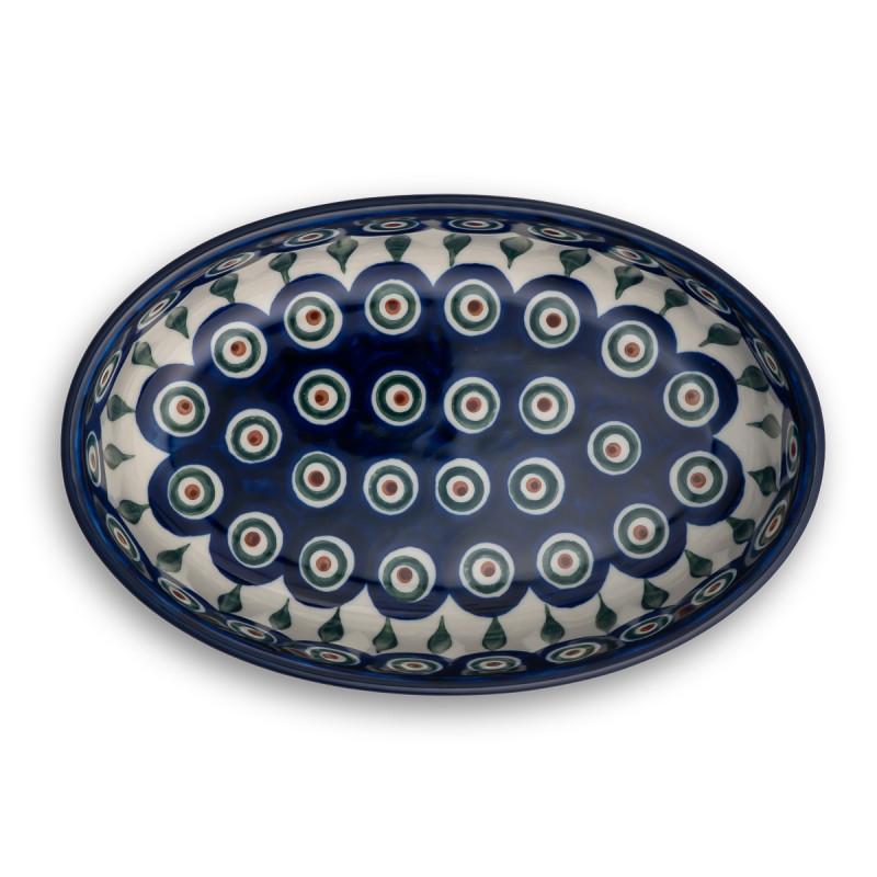 Zapiekanka owalna 21/14cm Ceramika Artystyczna Bolesławiec