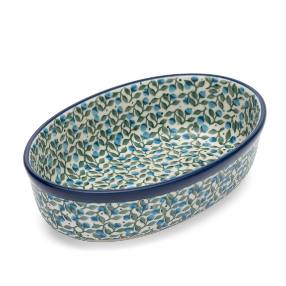 Zapiekanka owalna 21/14cm Ceramika Artystyczna Bolesławiec