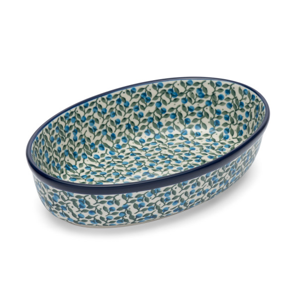 Zapiekanka owalna 24/16cm Ceramika Artystyczna Bolesławiec