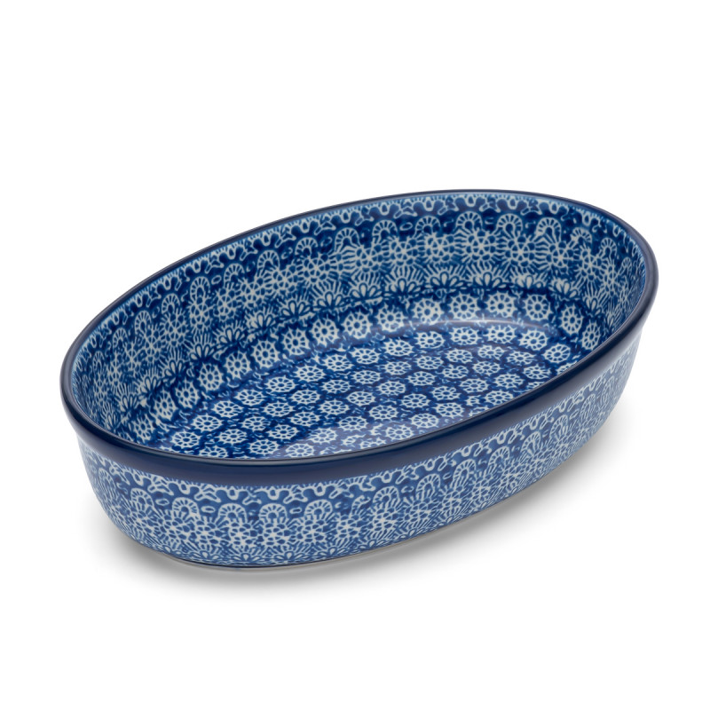 Zapiekanka owalna 24/16cm Ceramika Artystyczna Bolesławiec