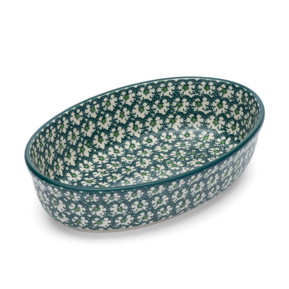 Zapiekanka owalna 24/16cm Ceramika Artystyczna Bolesławiec