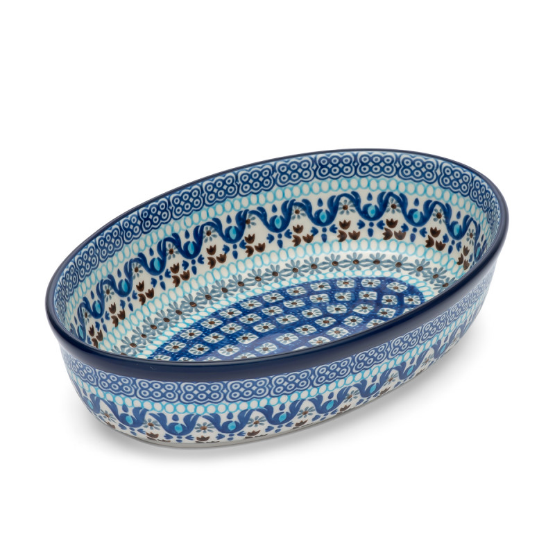 Zapiekanka owalna 24/16cm Ceramika Artystyczna Bolesławiec