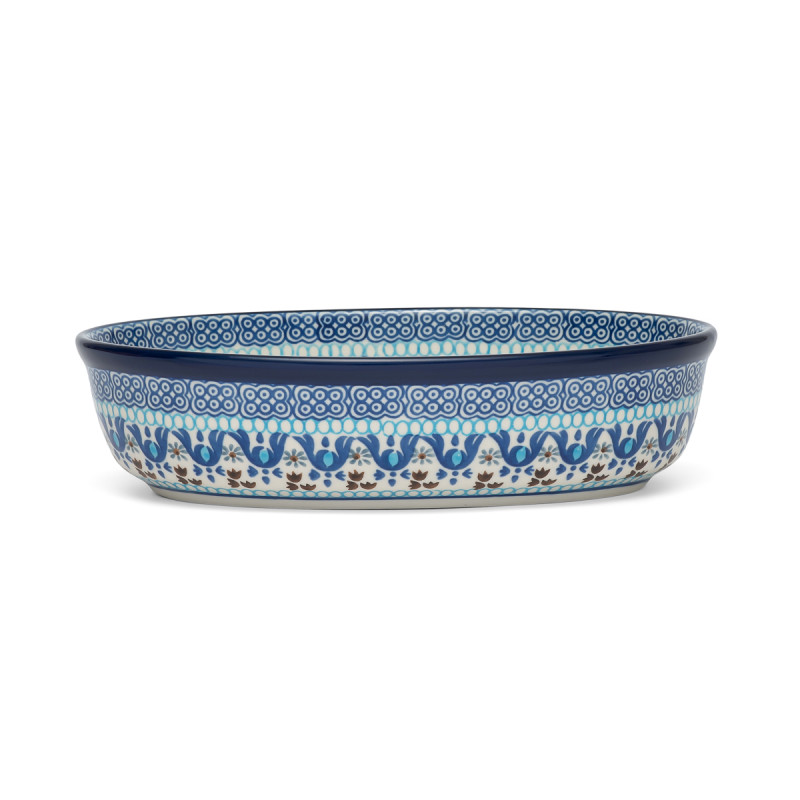 Zapiekanka owalna 24/16cm Ceramika Artystyczna Bolesławiec
