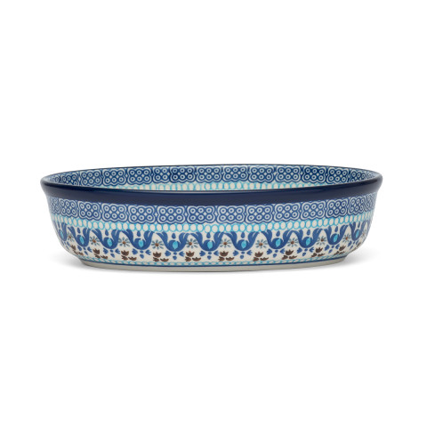 Zapiekanka owalna 24/16cm Ceramika Artystyczna Bolesławiec