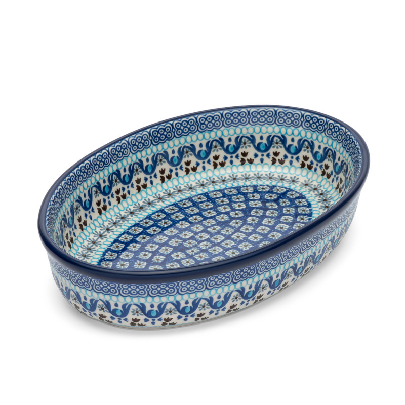 Zapiekanka owalna 27/19,5cm Ceramika Artystyczna Bolesławiec