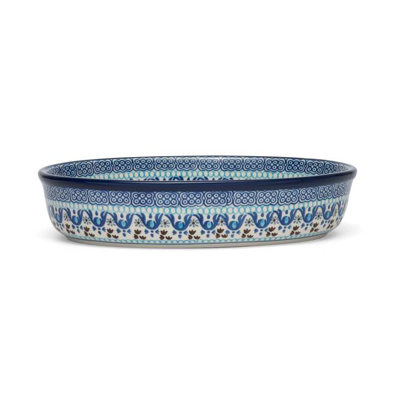 Zapiekanka owalna 27/19,5cm Ceramika Artystyczna Bolesławiec