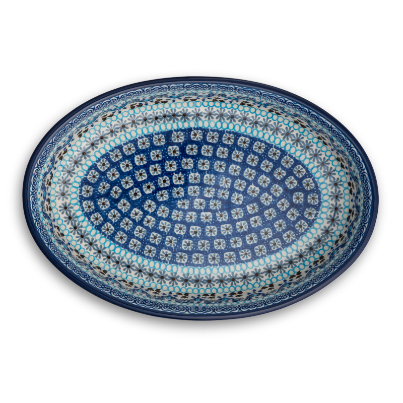 Zapiekanka owalna 27/19,5cm Ceramika Artystyczna Bolesławiec