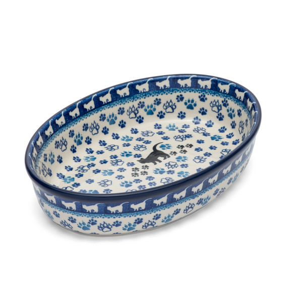Zapiekanka owalna 27/19,5cm Ceramika Artystyczna Bolesławiec
