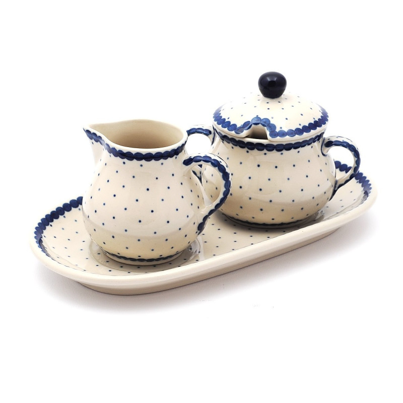 Zestaw cukierniczka i mlecznik