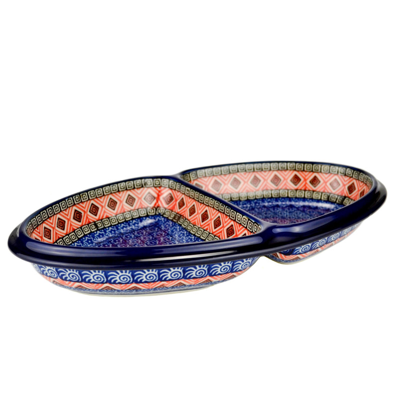 Divided serving dish