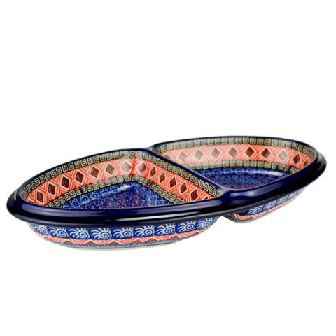 Divided serving dish