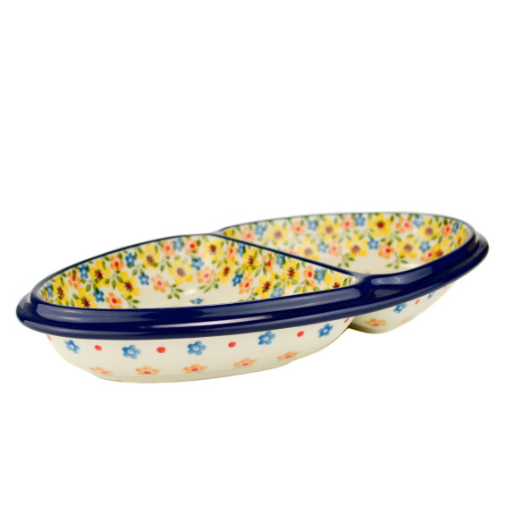 Divided serving dish