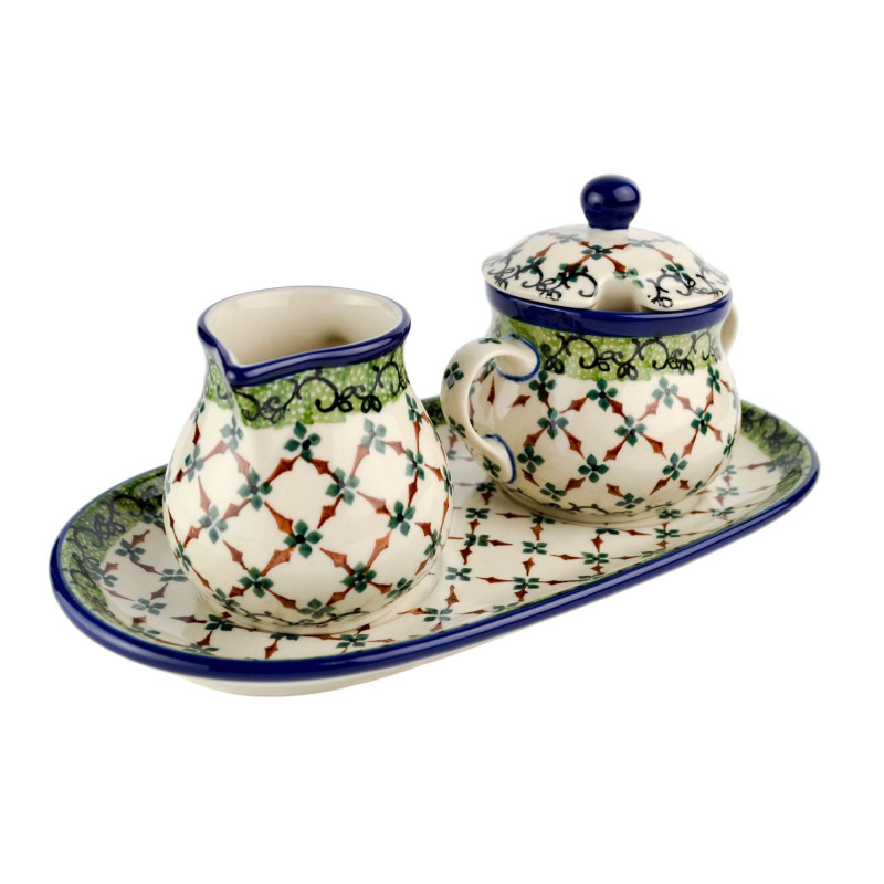 Zestaw cukierniczka i mlecznik