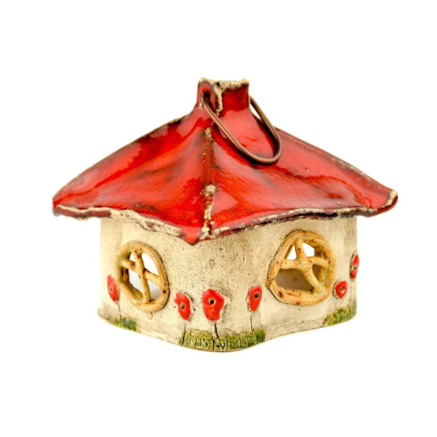 Tea light house - small