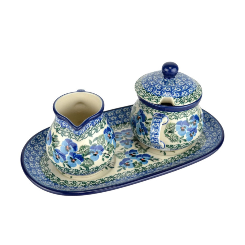 Zestaw cukierniczka i mlecznik