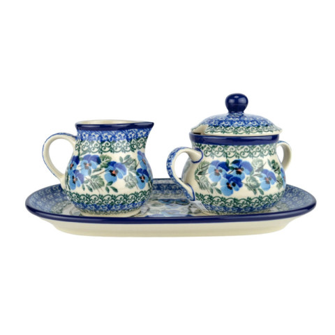 Zestaw cukierniczka i mlecznik